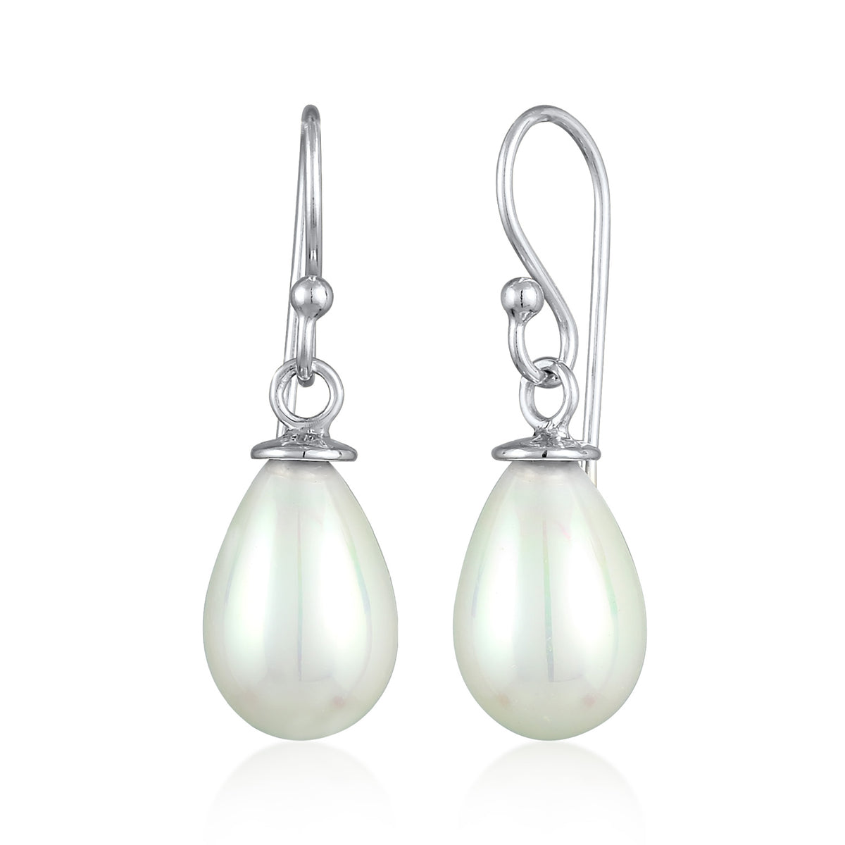 Silber - Nenalina | Ohrhänger | Perle | 925er Sterling Silber