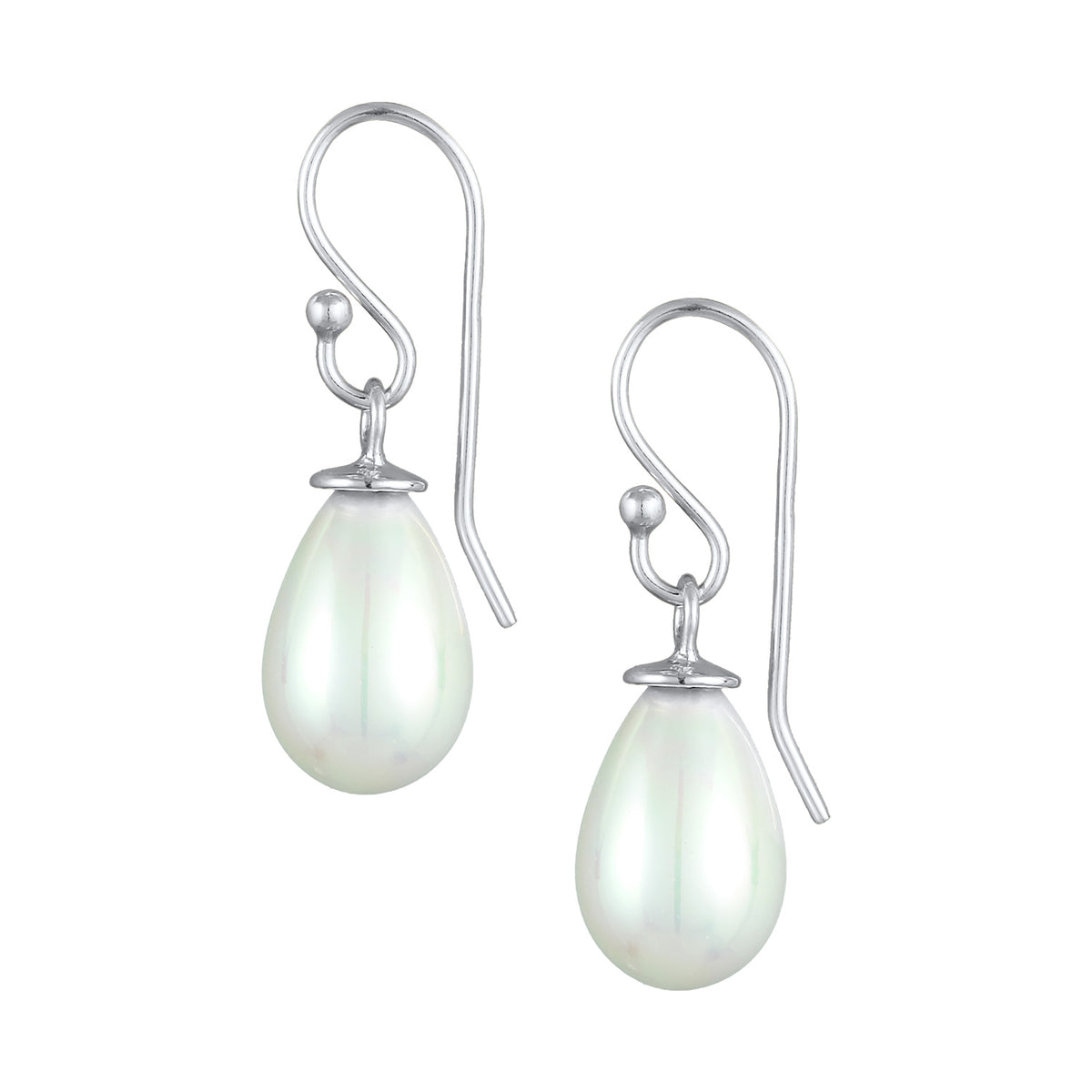 Silber - Nenalina | Ohrhänger | Perle | 925er Sterling Silber