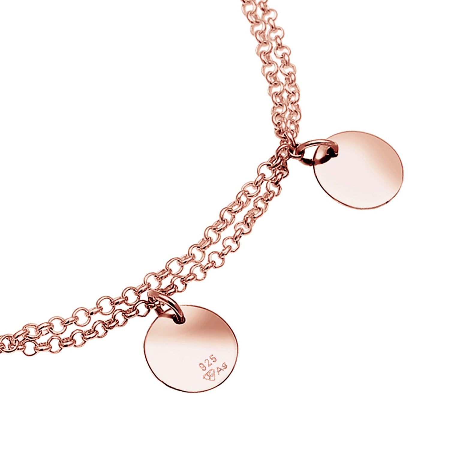 Roségold - Elli | Armband Geo | 925 Sterling Silber Rosegold