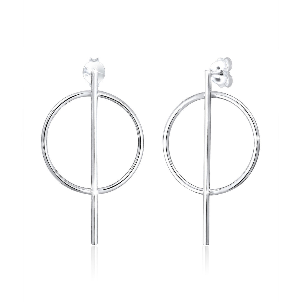 Silber - Elli | Ohrstecker Geo | 925er Sterling Silber