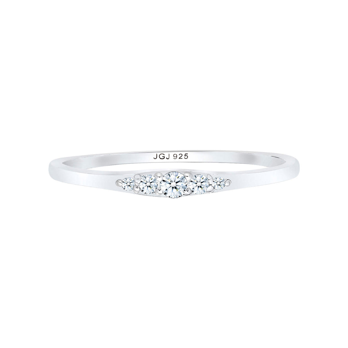 Silber - Elli DIAMONDS | Verlobungsring | Diamant ( Weiß, 0,07 ct ) | 925er Sterling Silber