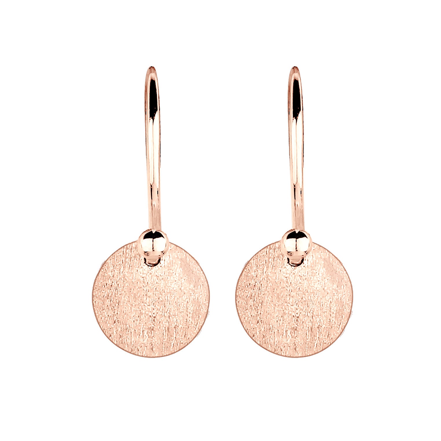 Roségold - Elli | Ohrhänger Geo | 925 Sterling Silber Rosegold