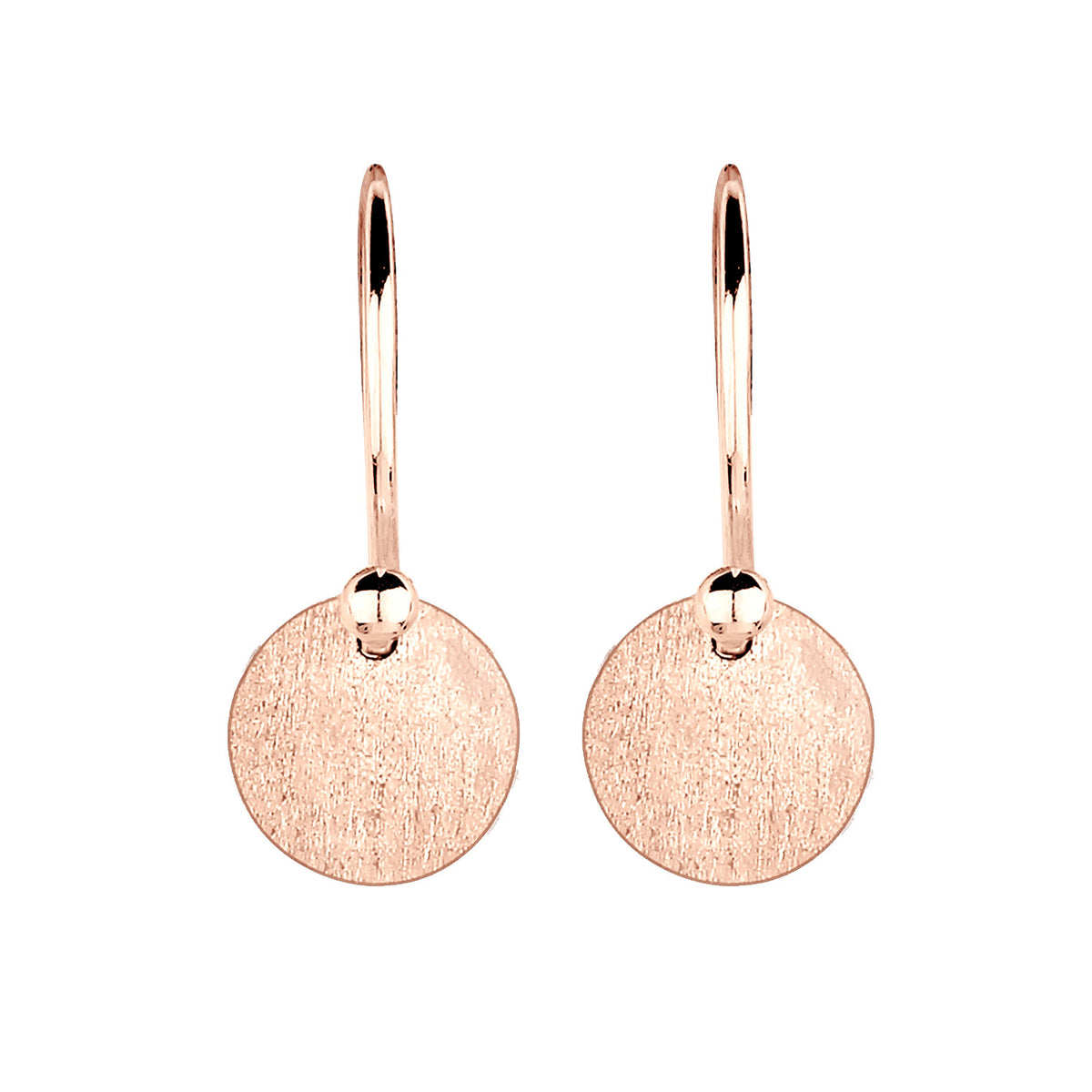 Roségold - Elli | Ohrhänger Geo | 925 Sterling Silber Rosegold