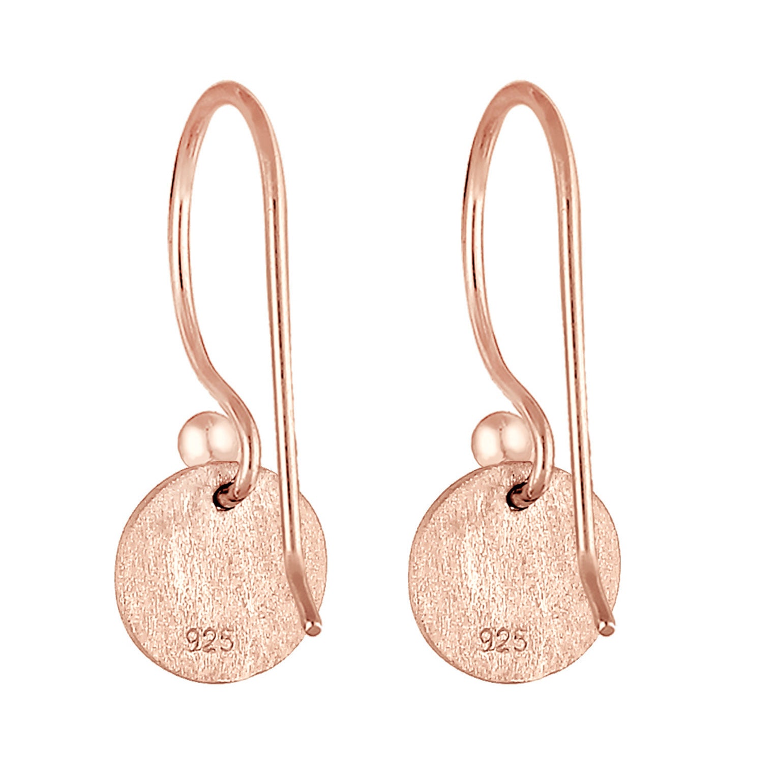 Roségold - Elli | Ohrhänger Geo | 925 Sterling Silber Rosegold