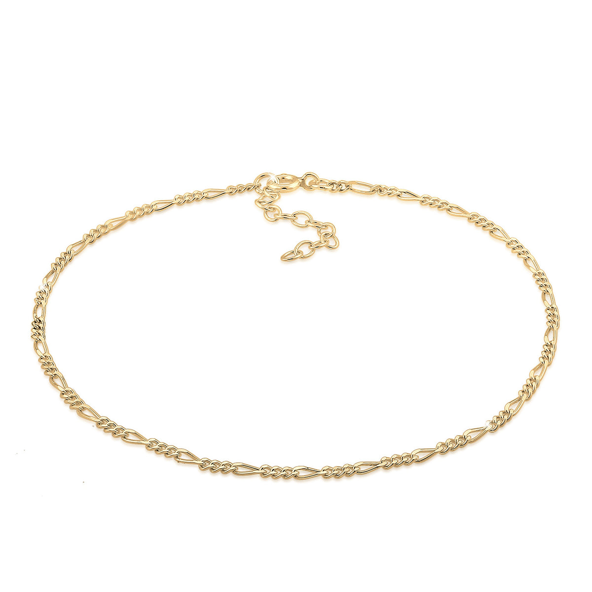 Gold - Elli | Fußkettchen | 925 Sterling Silber vergoldet