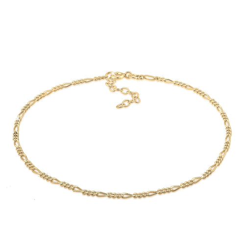 Gold - Elli | Fußkettchen | 925 Sterling Silber vergoldet