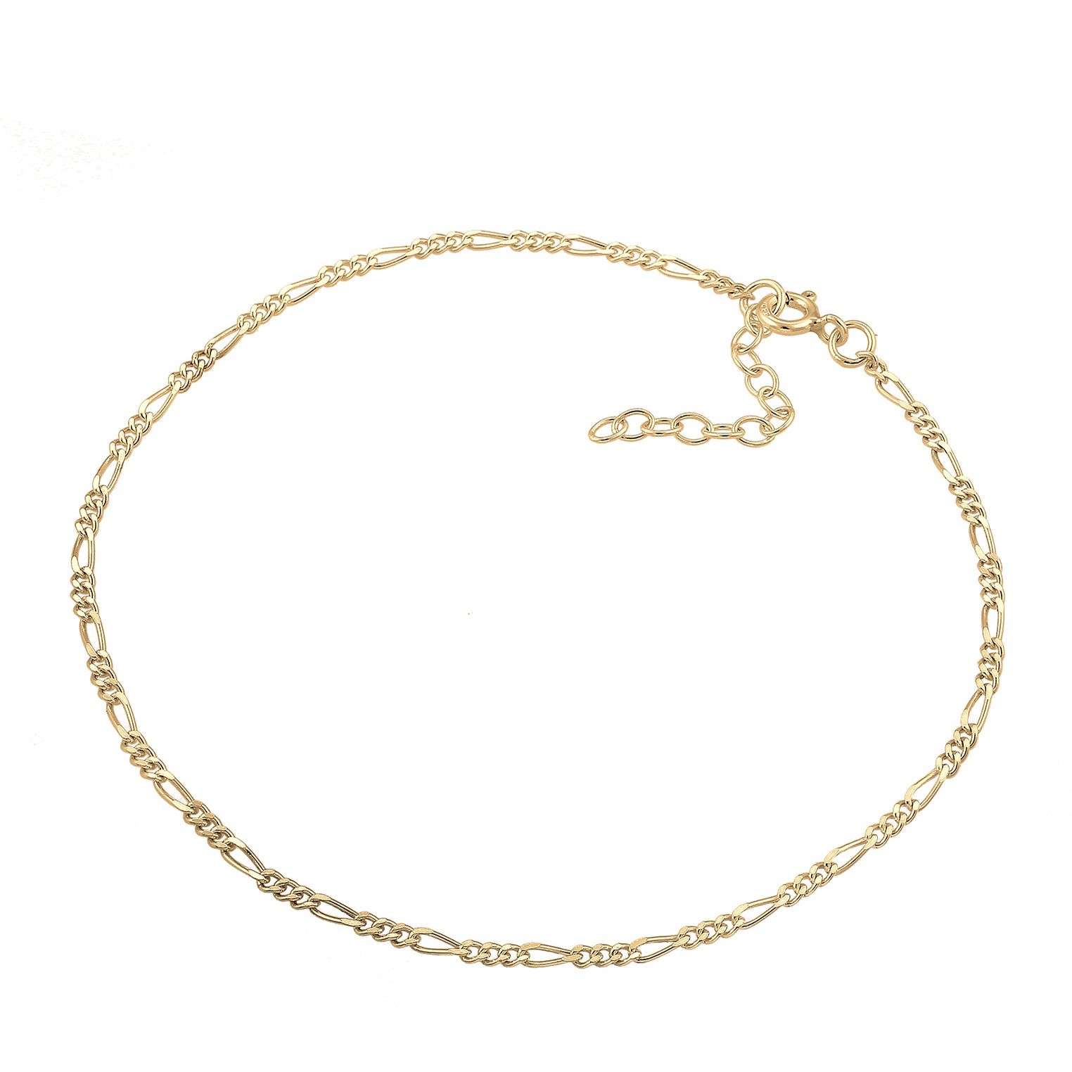 Gold - Elli | Fußkettchen | 925 Sterling Silber vergoldet