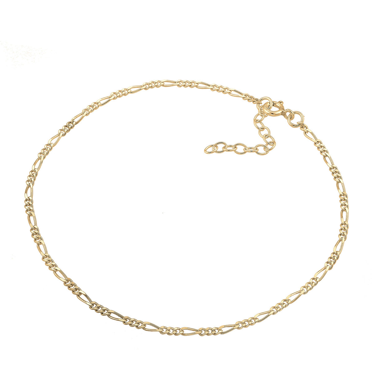 Gold - Elli | Fußkettchen | 925 Sterling Silber vergoldet