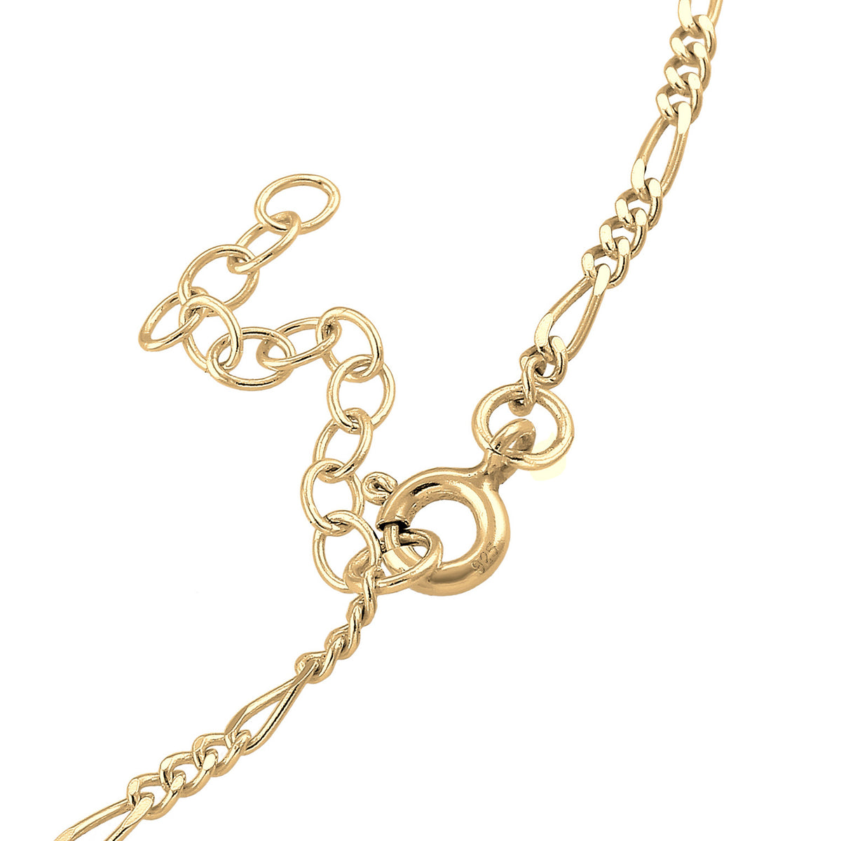 Gold - Elli | Fußkettchen | 925 Sterling Silber vergoldet