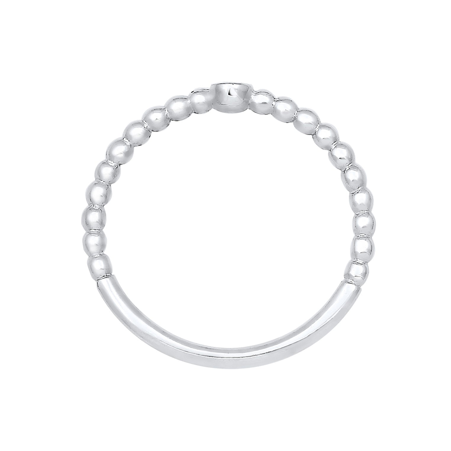Silber - Elli DIAMONDS | Verlobungsring | Diamant ( Weiß, 0,03 ct ) | 925er Sterling Silber