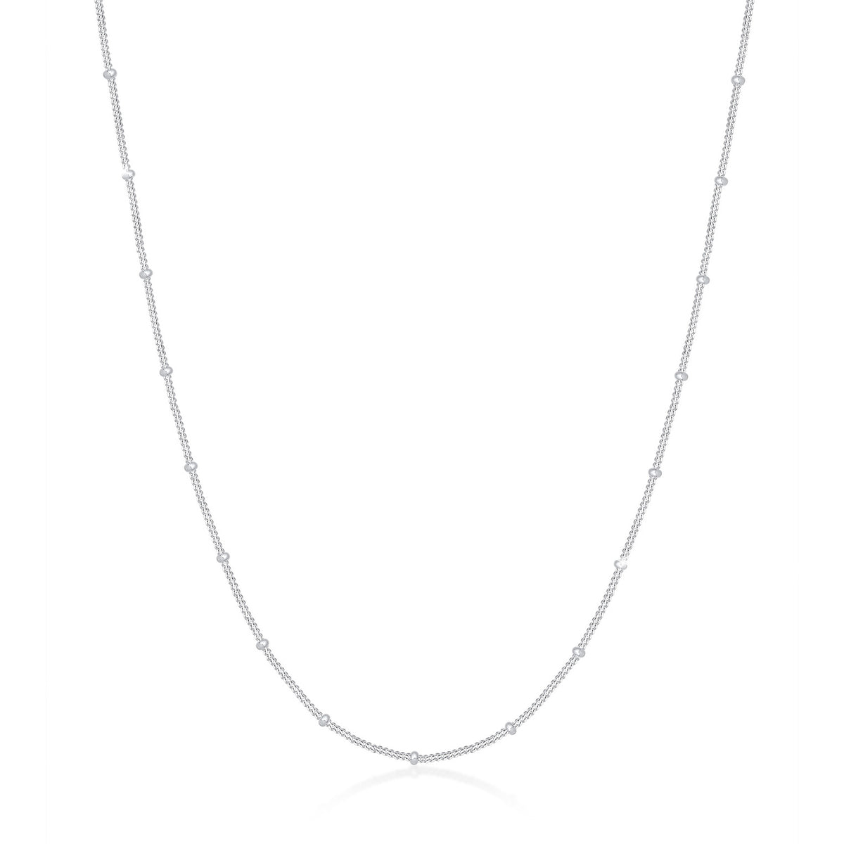 Silber - Elli | Kugel-Halskette | 925er Sterling Silber