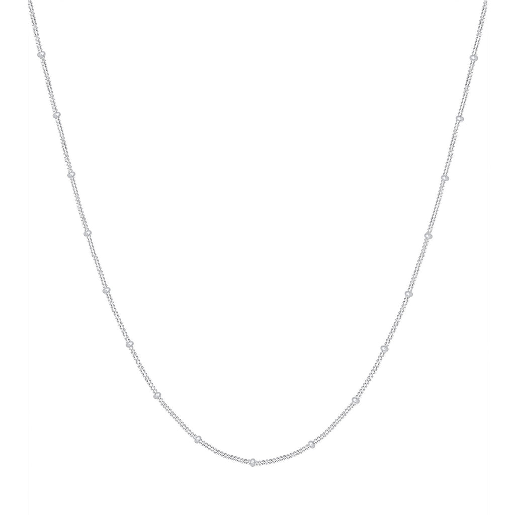 Silber - Elli | Kugel-Halskette | 925er Sterling Silber