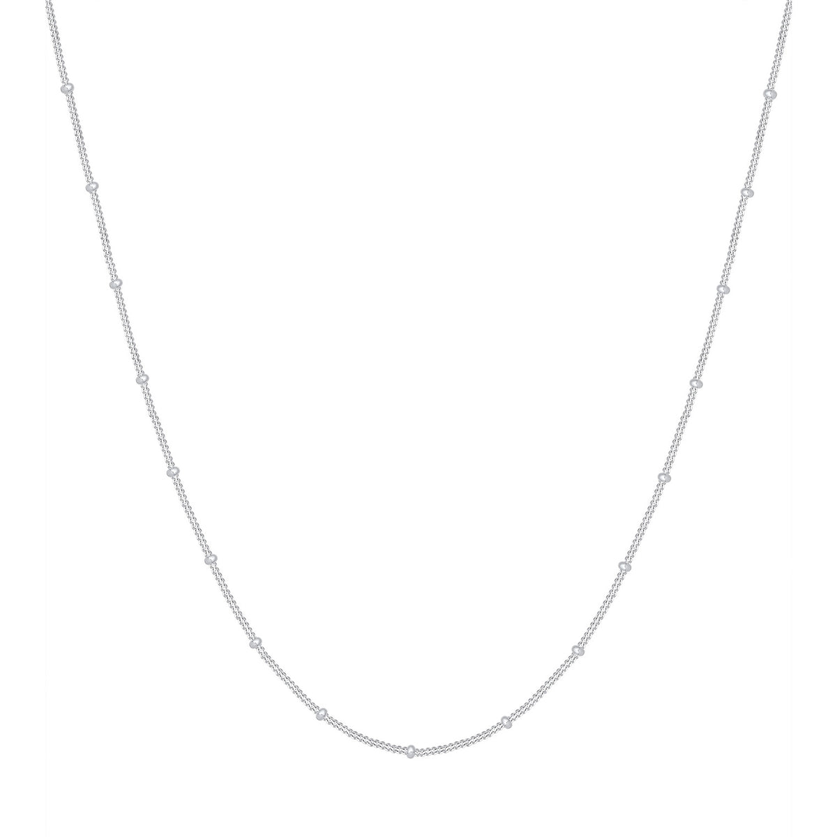 Silber - Elli | Kugel-Halskette | 925er Sterling Silber