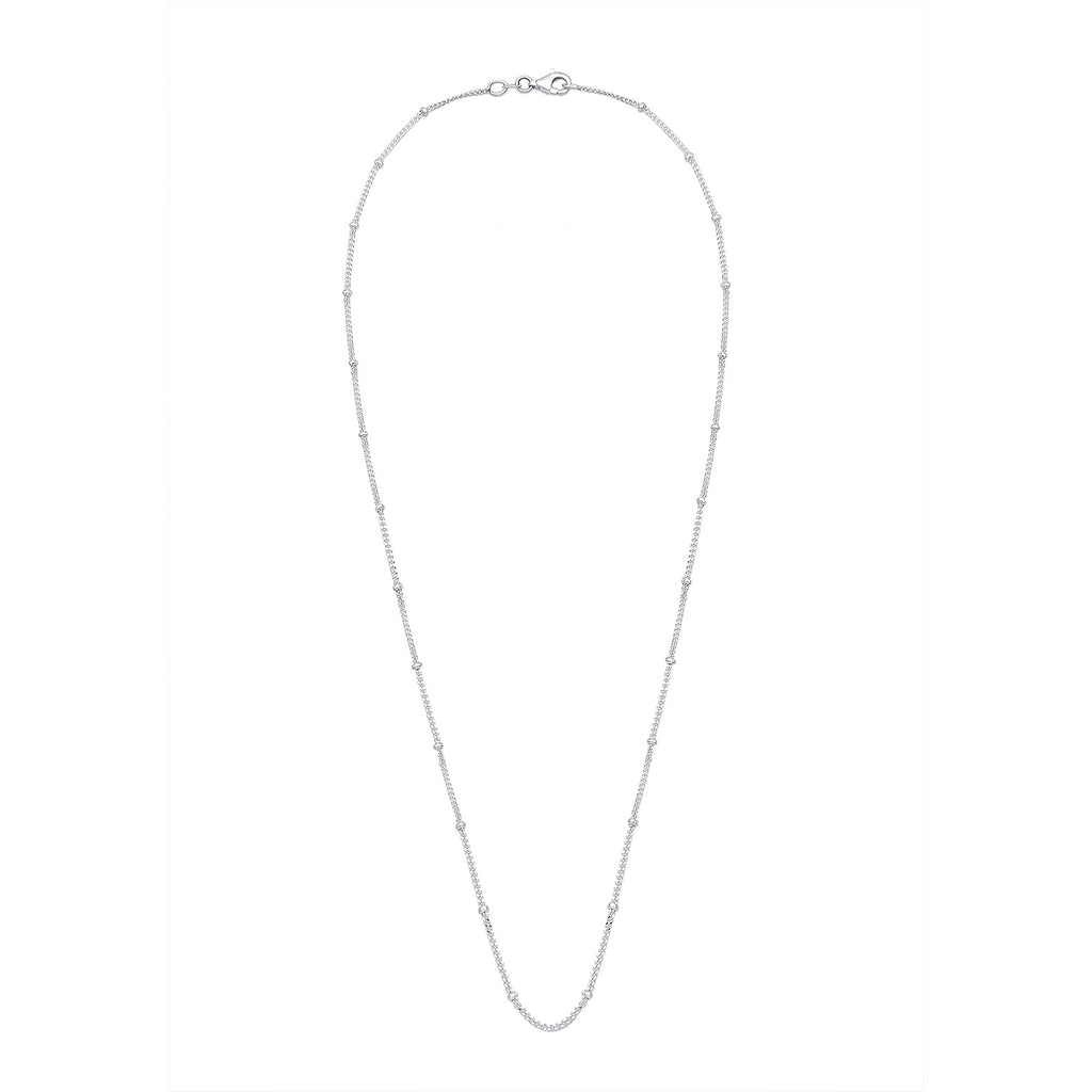 Silber - Elli | Kugel-Halskette | 925er Sterling Silber