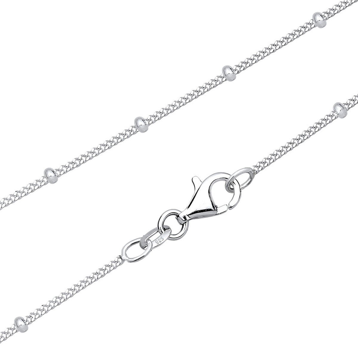 Silber - Elli | Kugel-Halskette | 925er Sterling Silber