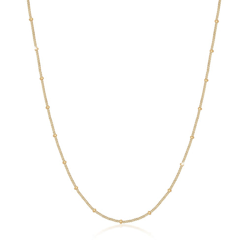 Gold - Elli | Kugel-Halskette | 925 Sterling Silber vergoldet