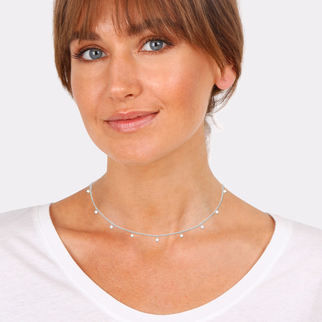 Silber - Elli | Choker Astro | 925er Sterling Silber