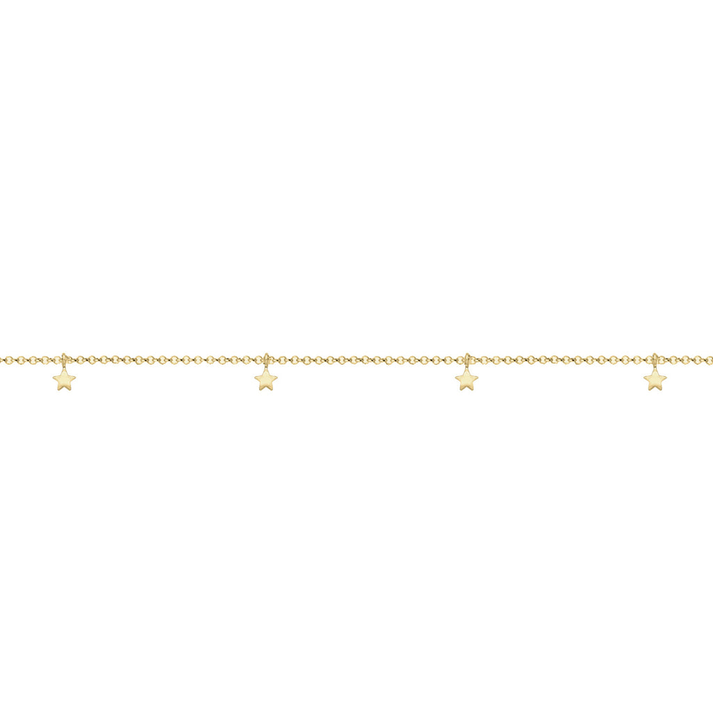 Gold - Elli | Choker Astro | 925 Sterling Silber vergoldet