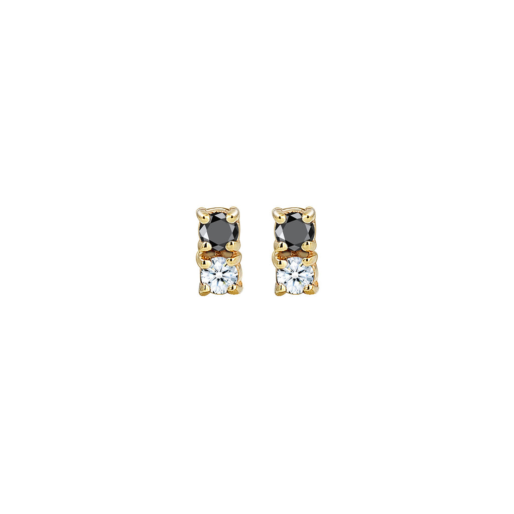 Gold - Elli DIAMONDS | Ohrstecker | Diamant ( Weiß, 0,12 ct ) | 375 Gelbgold