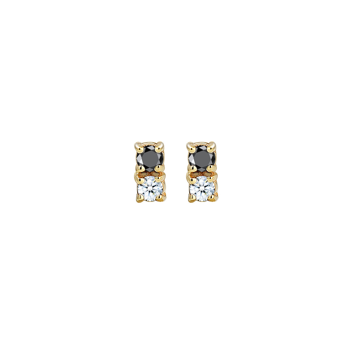 Gold - Elli DIAMONDS | Ohrstecker | Diamant ( Weiß, 0,12 ct ) | 375 Gelbgold