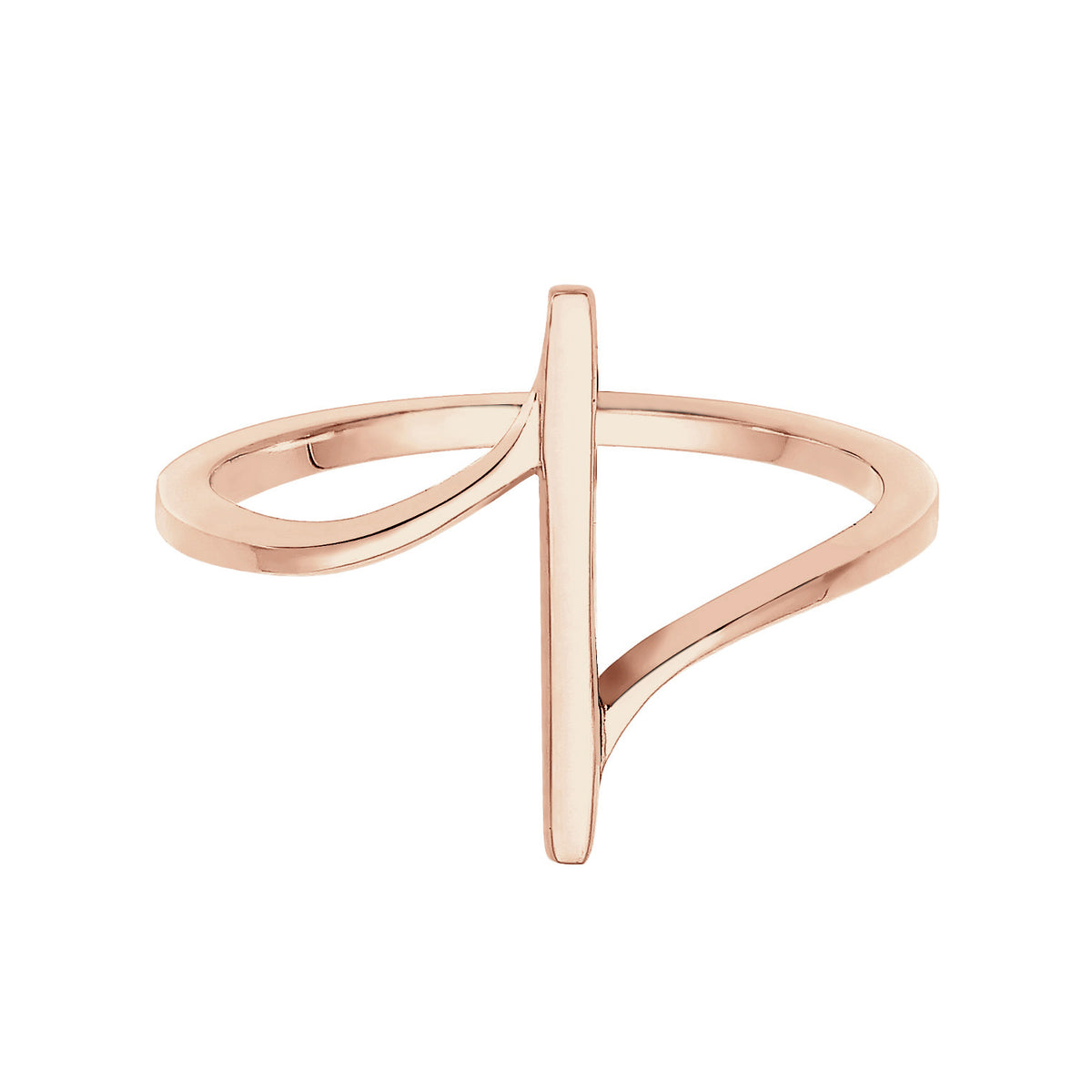 Roségold - Elli | Ring Geo | 925 Sterling Silber Rosegold