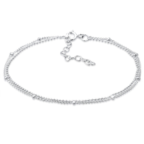 Silber - Elli | Kugel-Gliederarmband Geo | 925er Sterling Silber