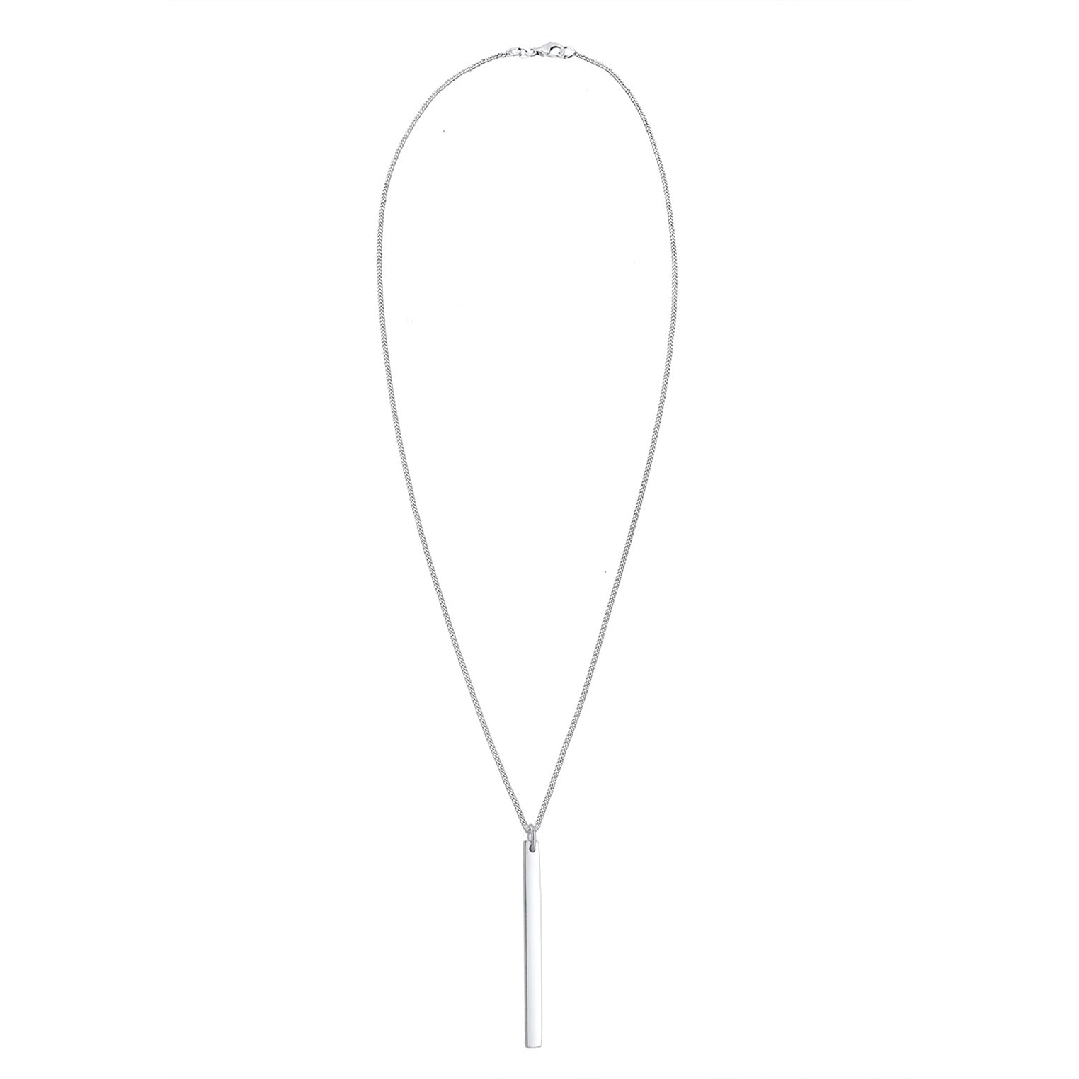 Silber - Elli | Halskette Stab | 925er Sterling Silber