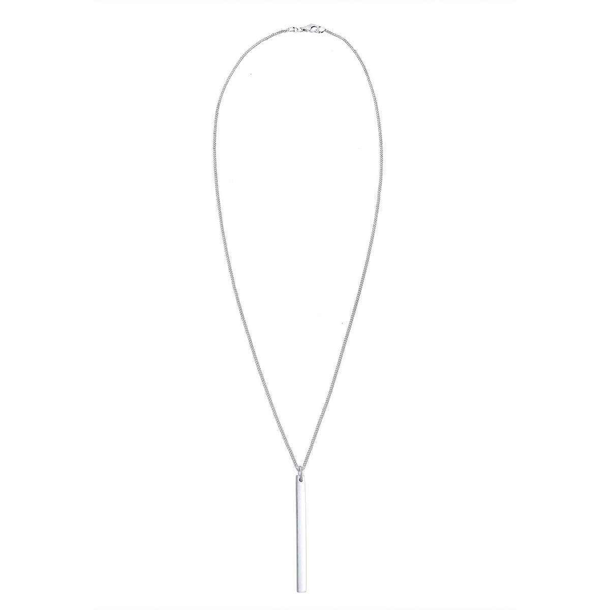 Silber - Elli | Halskette Stab | 925er Sterling Silber