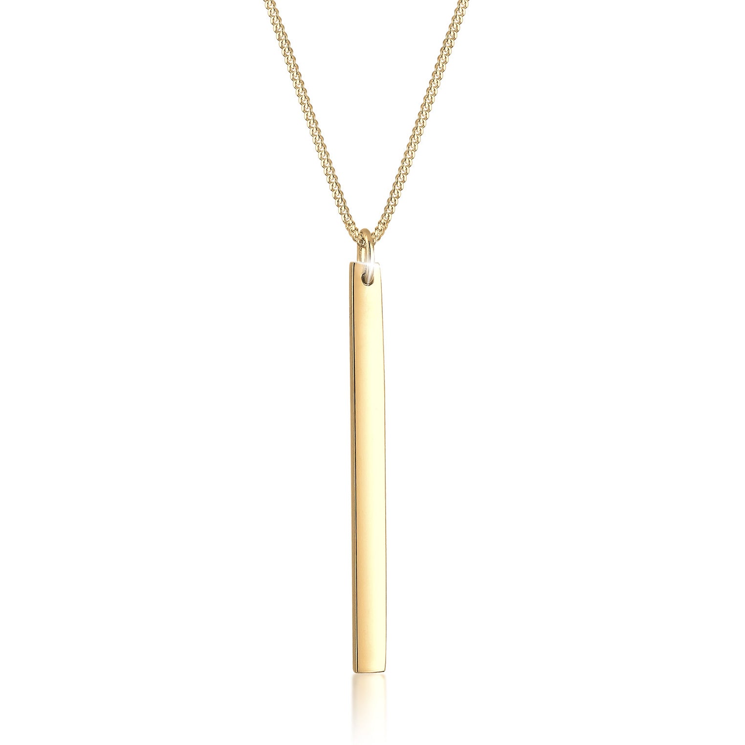Gold - Elli | Halskette Stab | 925 Sterling Silber vergoldet