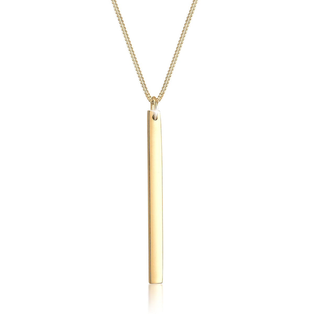 Gold - Elli | Halskette Stab | 925 Sterling Silber vergoldet