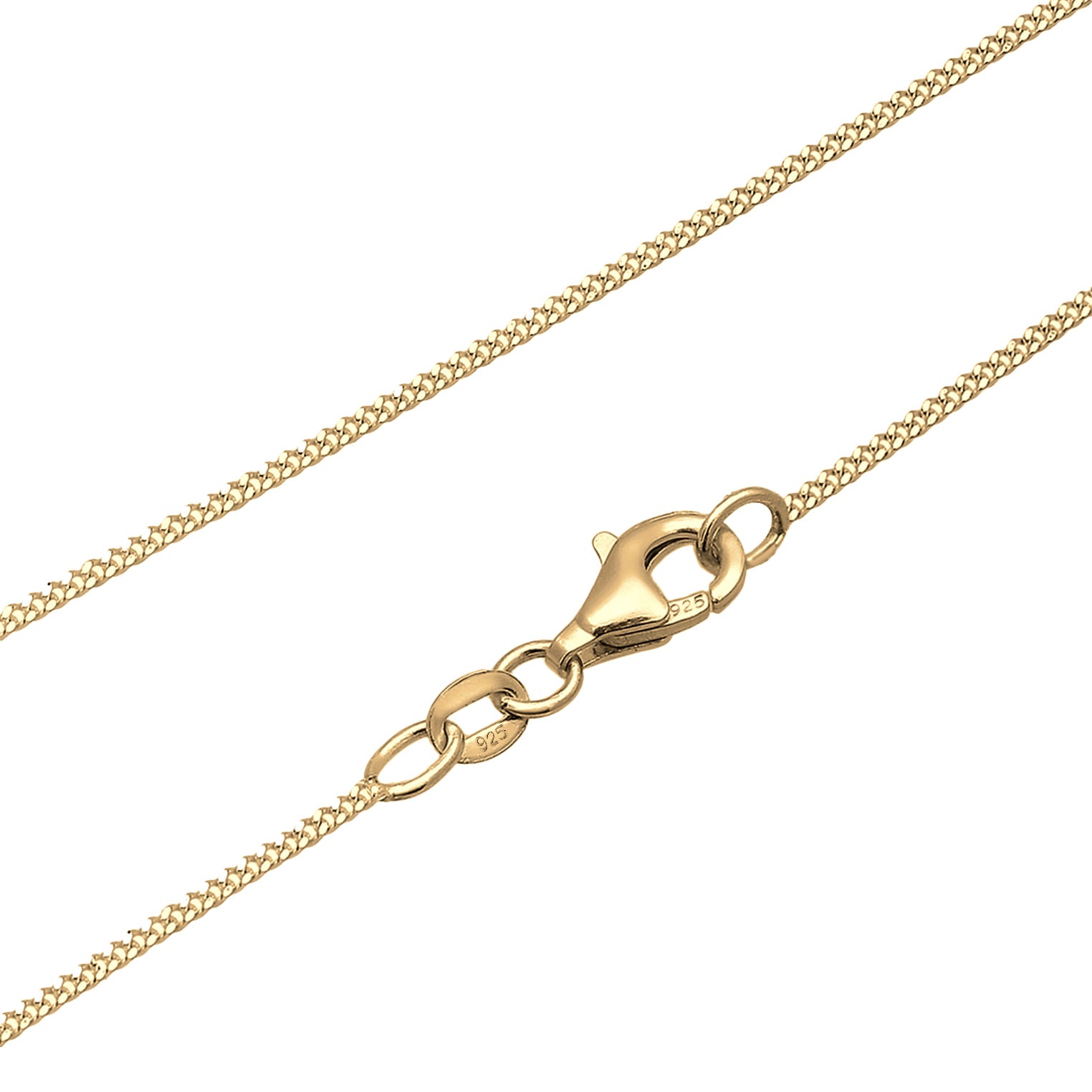 Gold - Elli | Halskette Stab | 925 Sterling Silber vergoldet