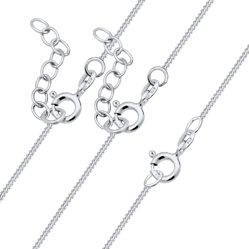 Silber - Elli | Mutter-Kind-Kettenset Herz | 925er Sterling Silber