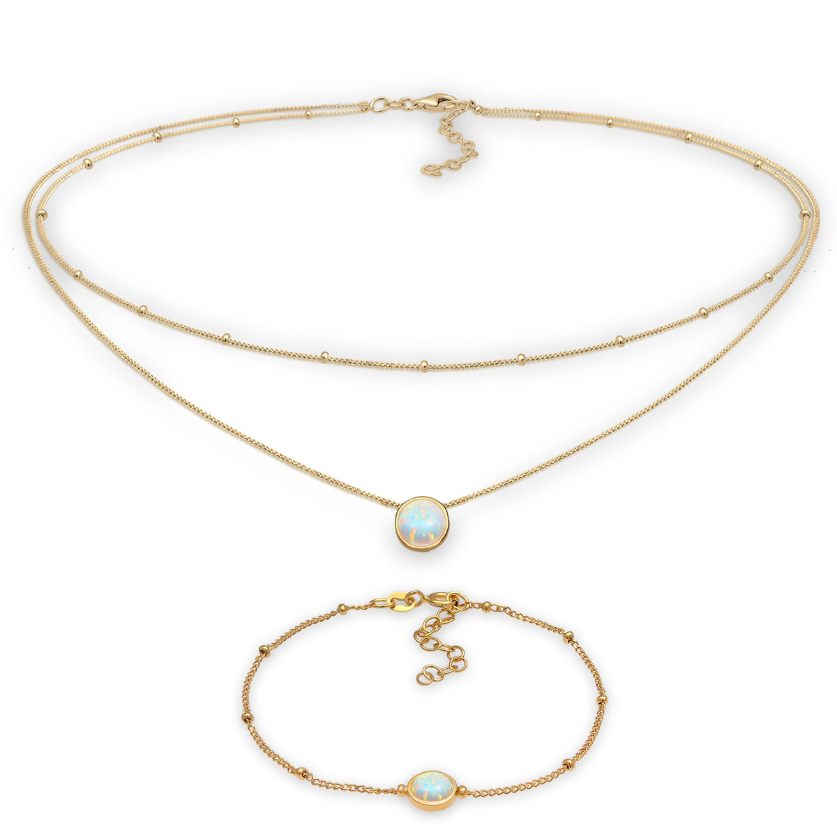 Made with crystals from Swarovski® earrings &amp; necklace