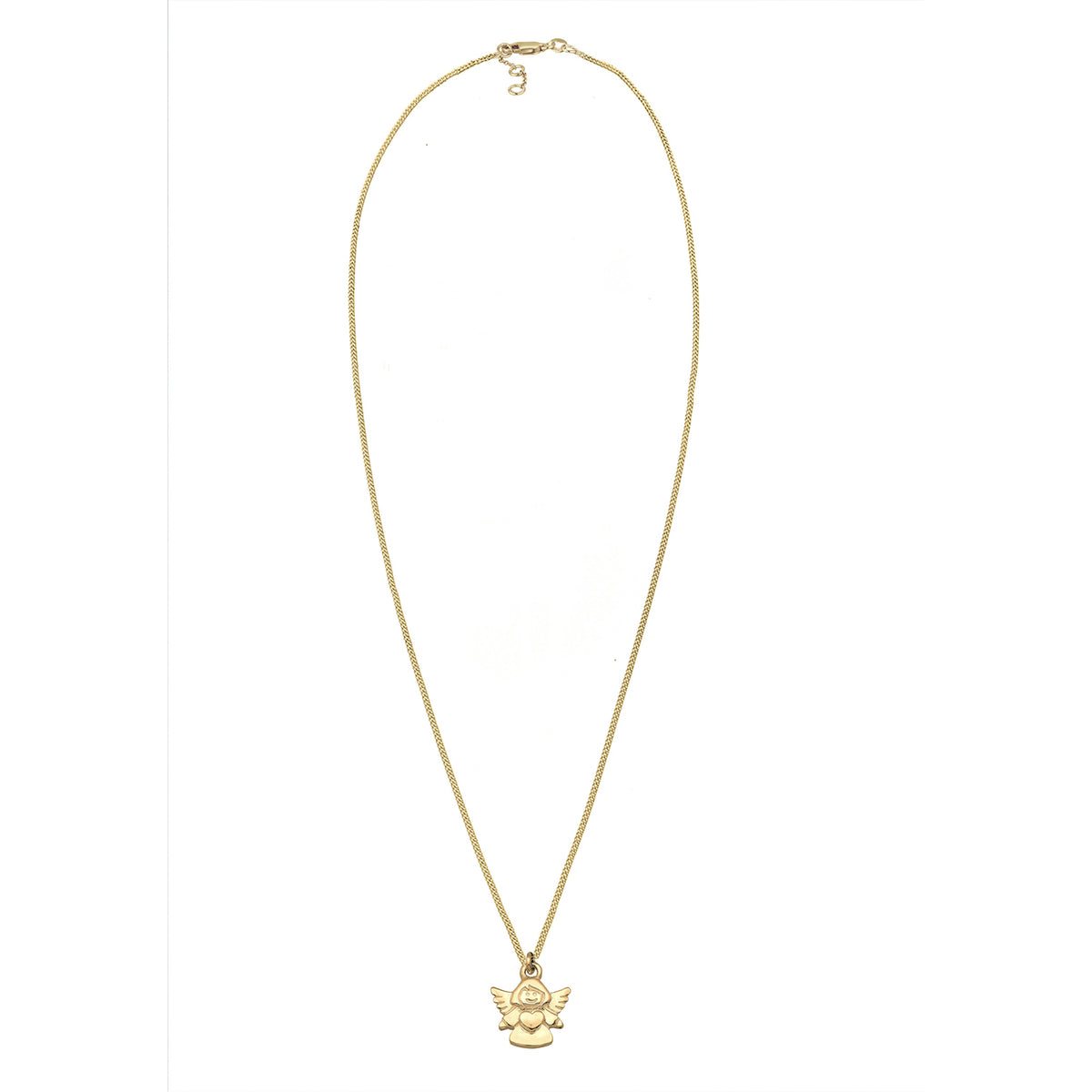 Gold - Elli PREMIUM | Halskette Engel | 375 Gelbgold