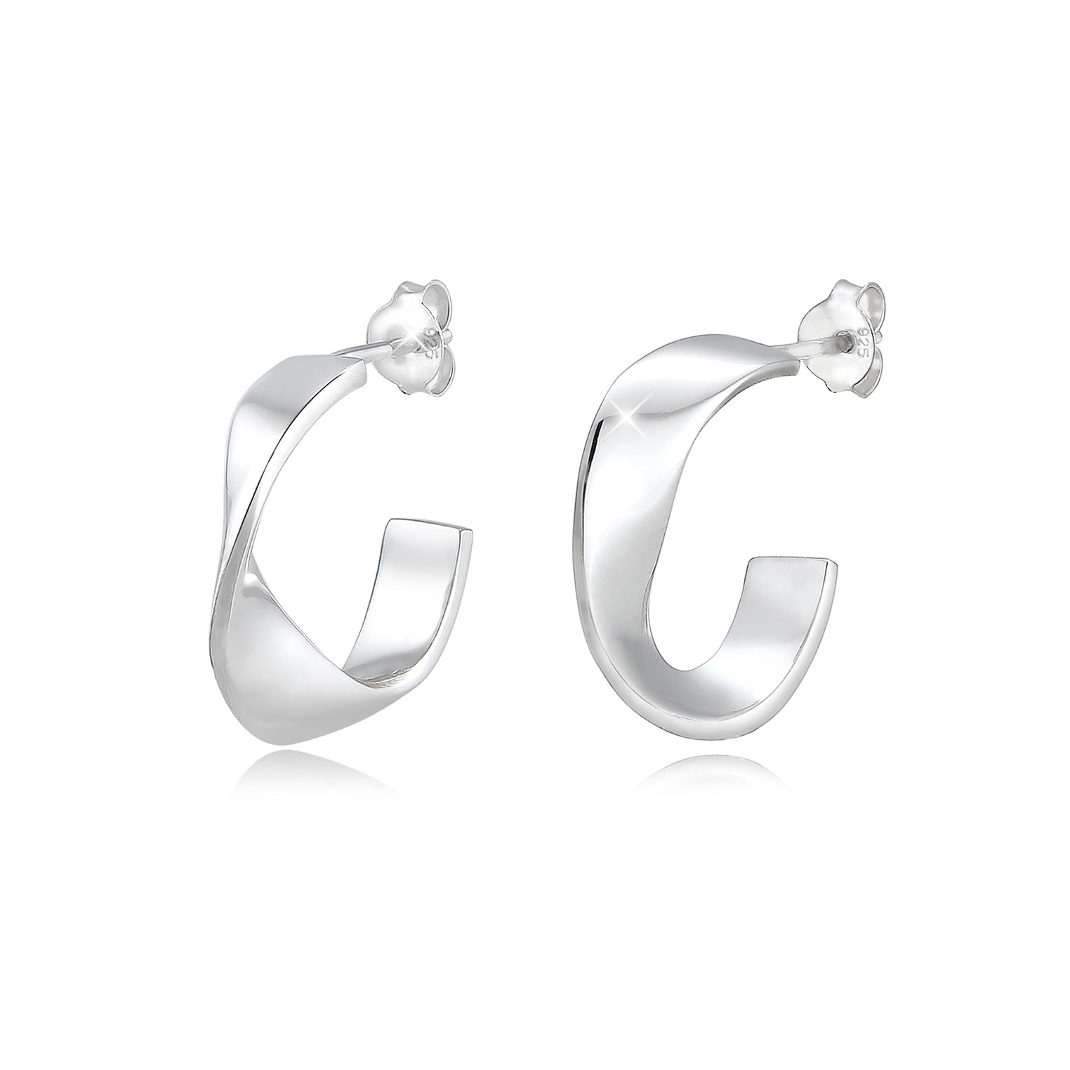 Silber - Elli | Creole | 925er Sterling Silber