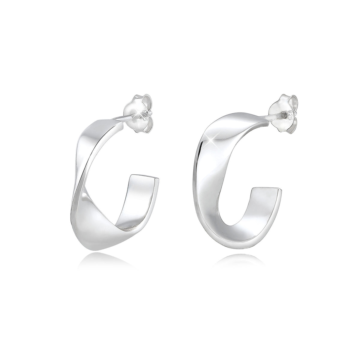 Silber - Elli | Creole | 925er Sterling Silber