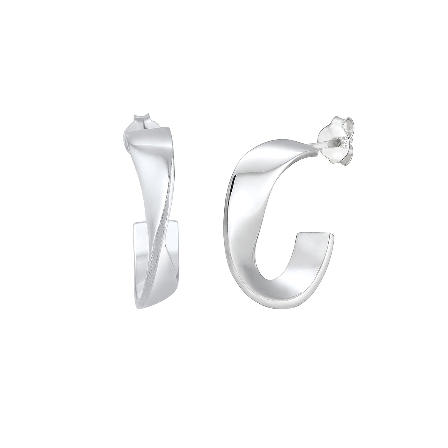 Silber - Elli | Creole | 925er Sterling Silber