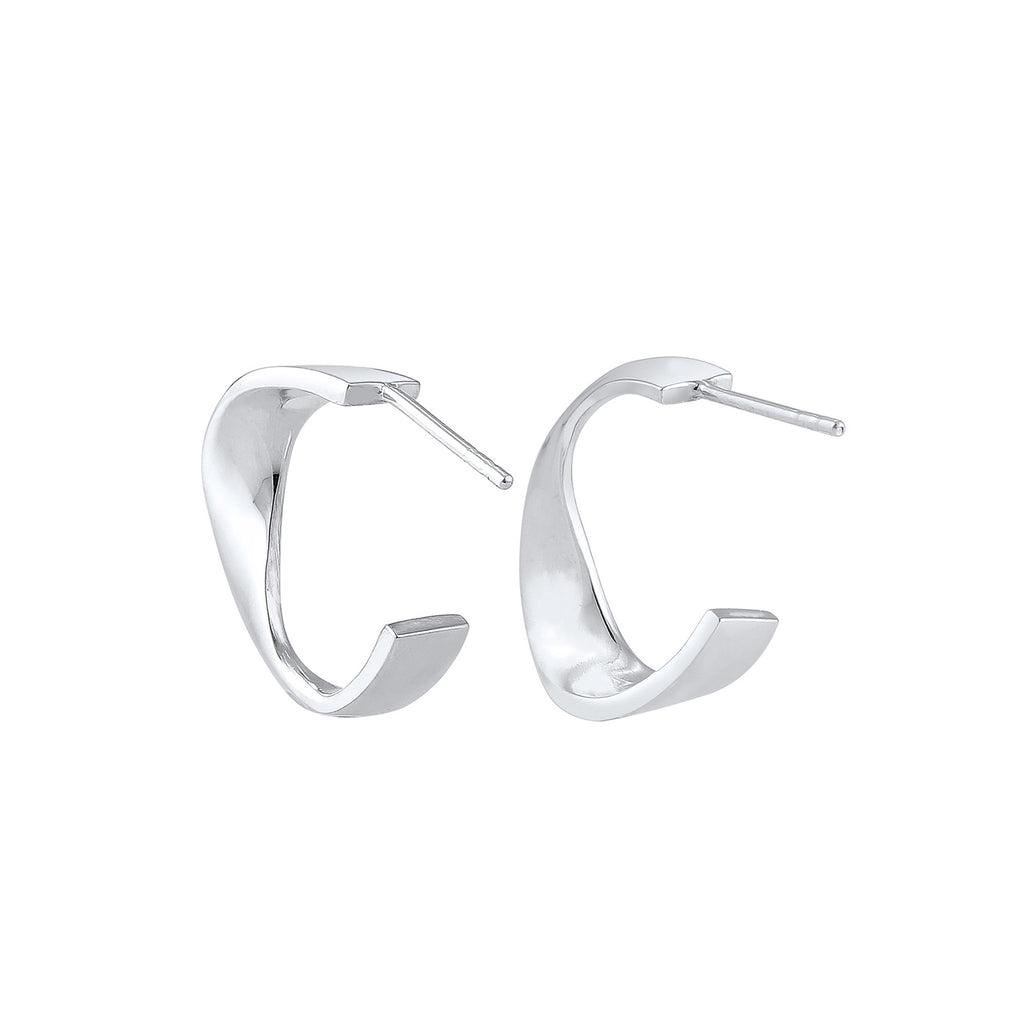 Silber - Elli | Creole | 925er Sterling Silber