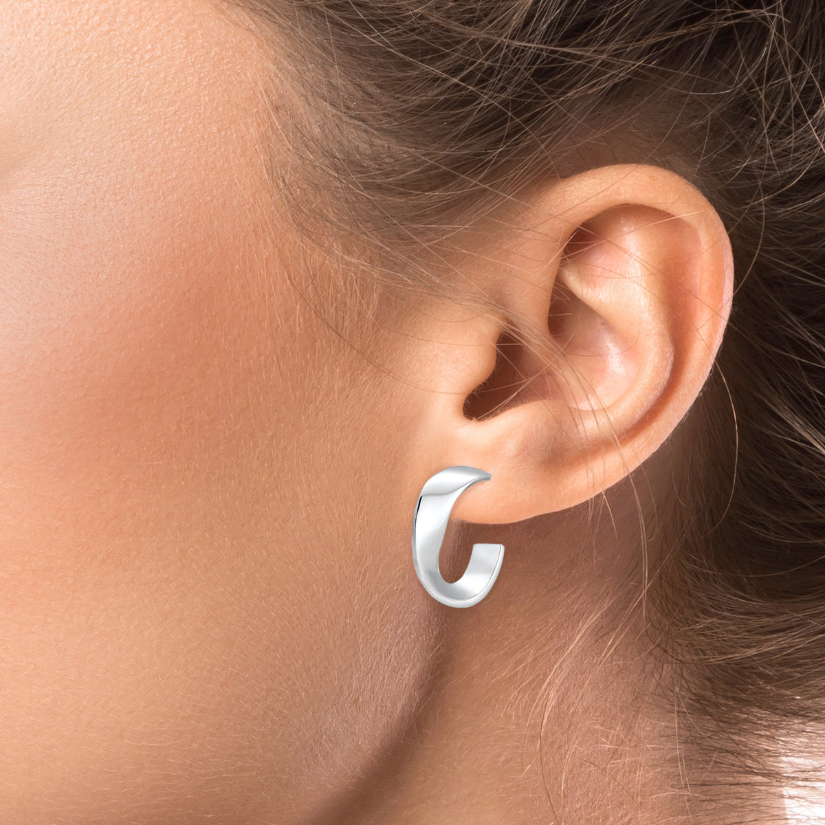 Silber - Elli | Creole | 925er Sterling Silber