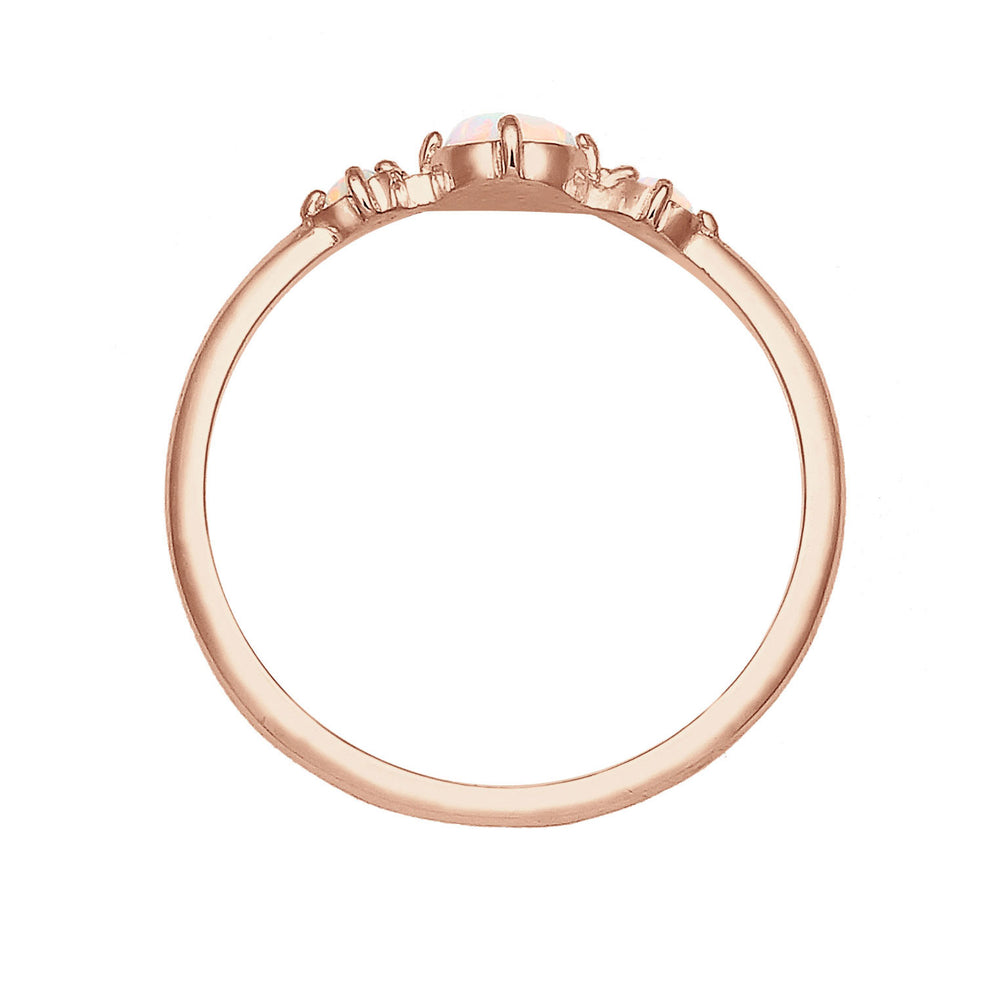 Ring | Opal ( Weiß )