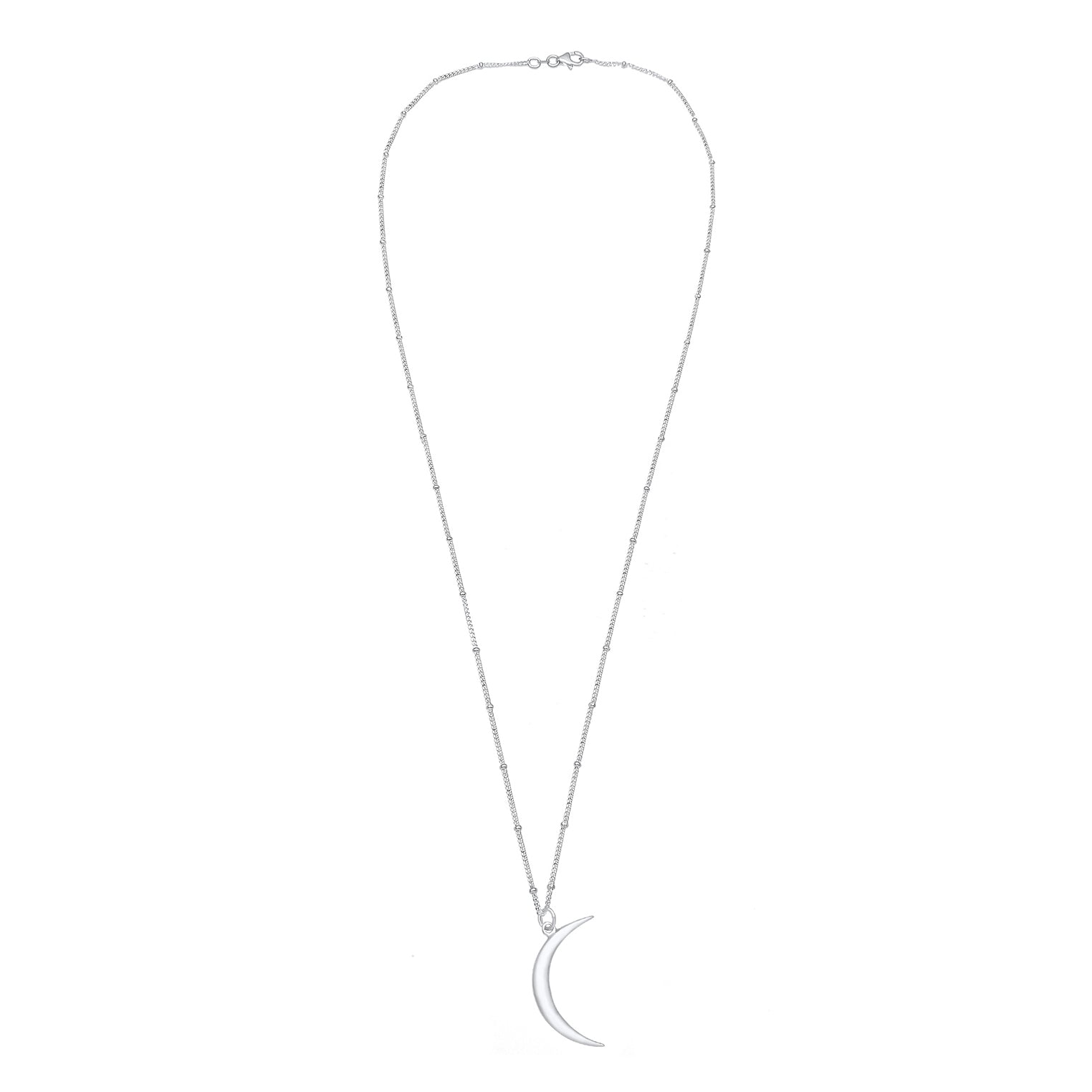 Silber - Elli | Kugel-Lange Halskette Astro | 925er Sterling Silber