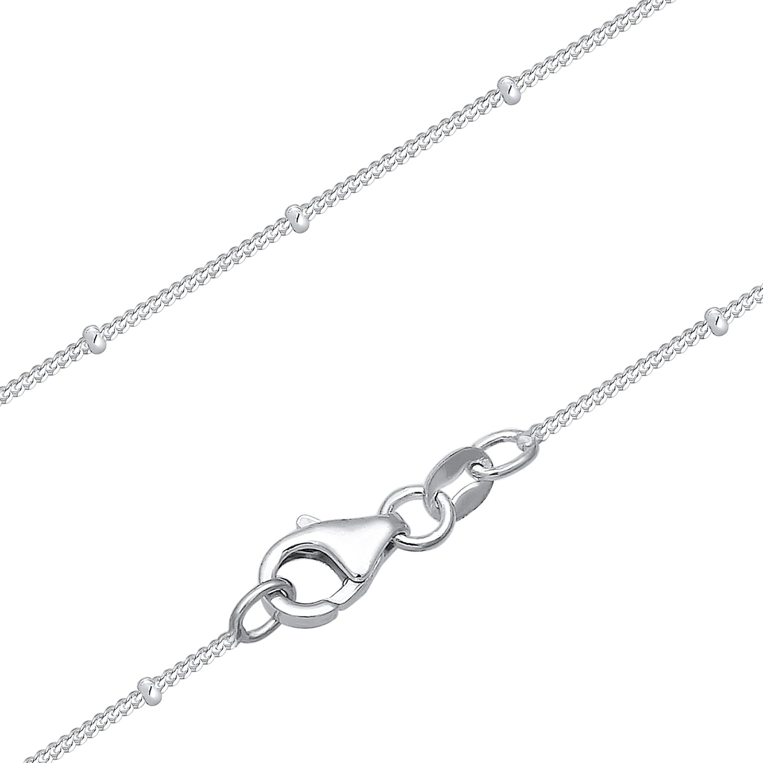 Silber - Elli | Kugel-Lange Halskette Astro | 925er Sterling Silber