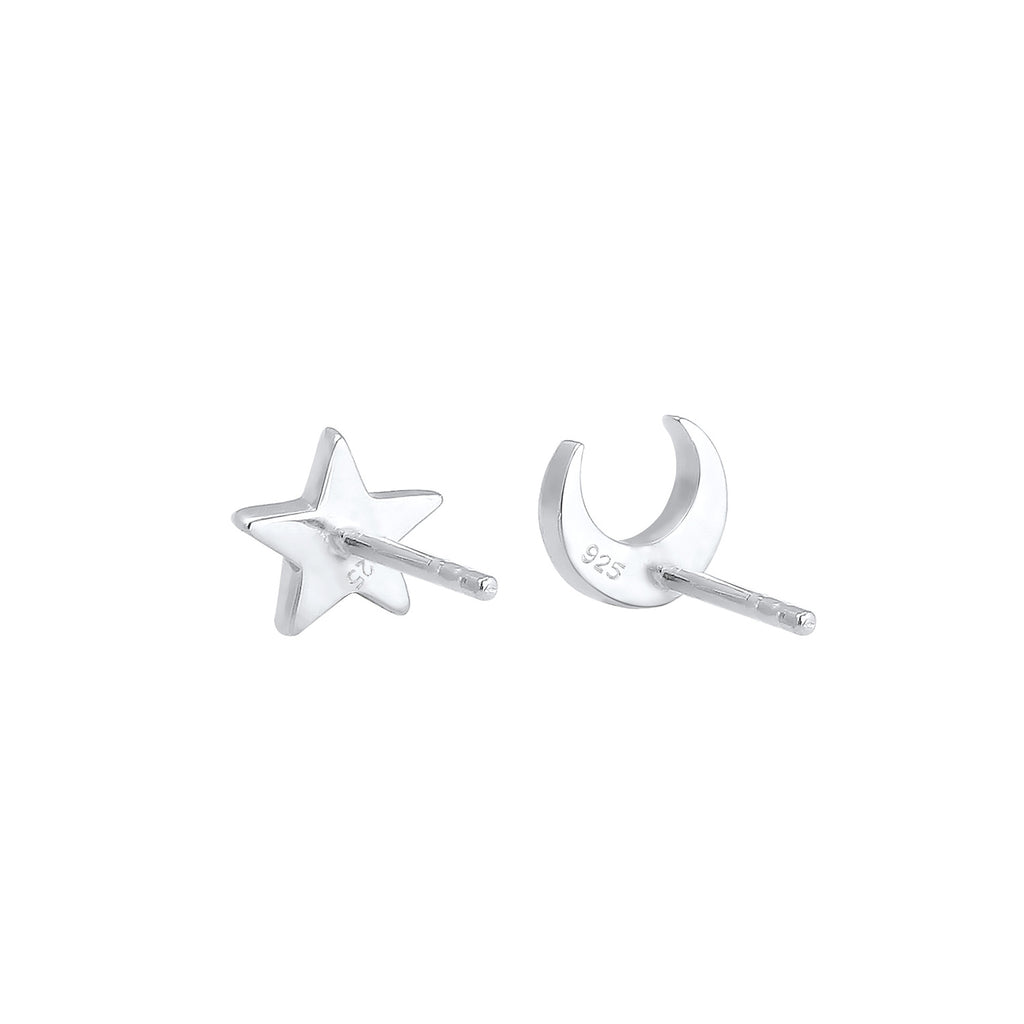 Silber - Elli | Ohrstecker Astro | 925er Sterling Silber