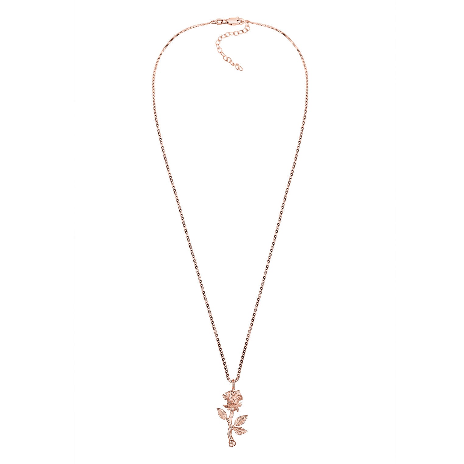 Roségold - Elli | Venezianer-Halskette Rose | 925 Sterling Silber Rosegold