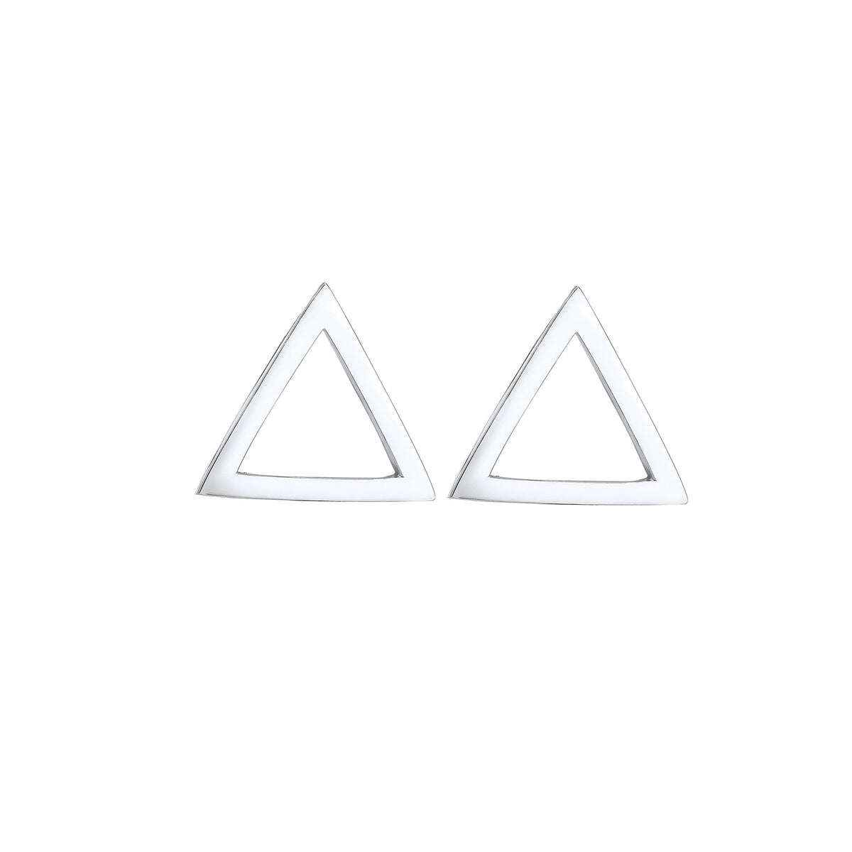 Silber - Elli | Ohrstecker Dreieck | 925er Sterling Silber