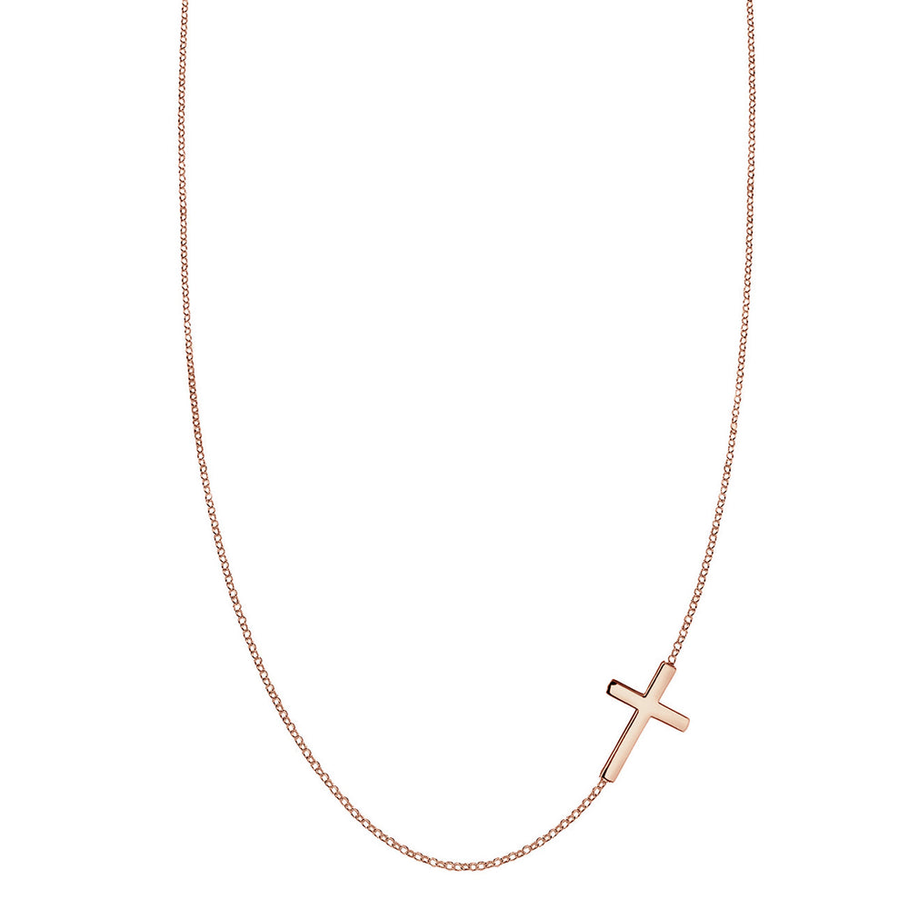Link necklace cross