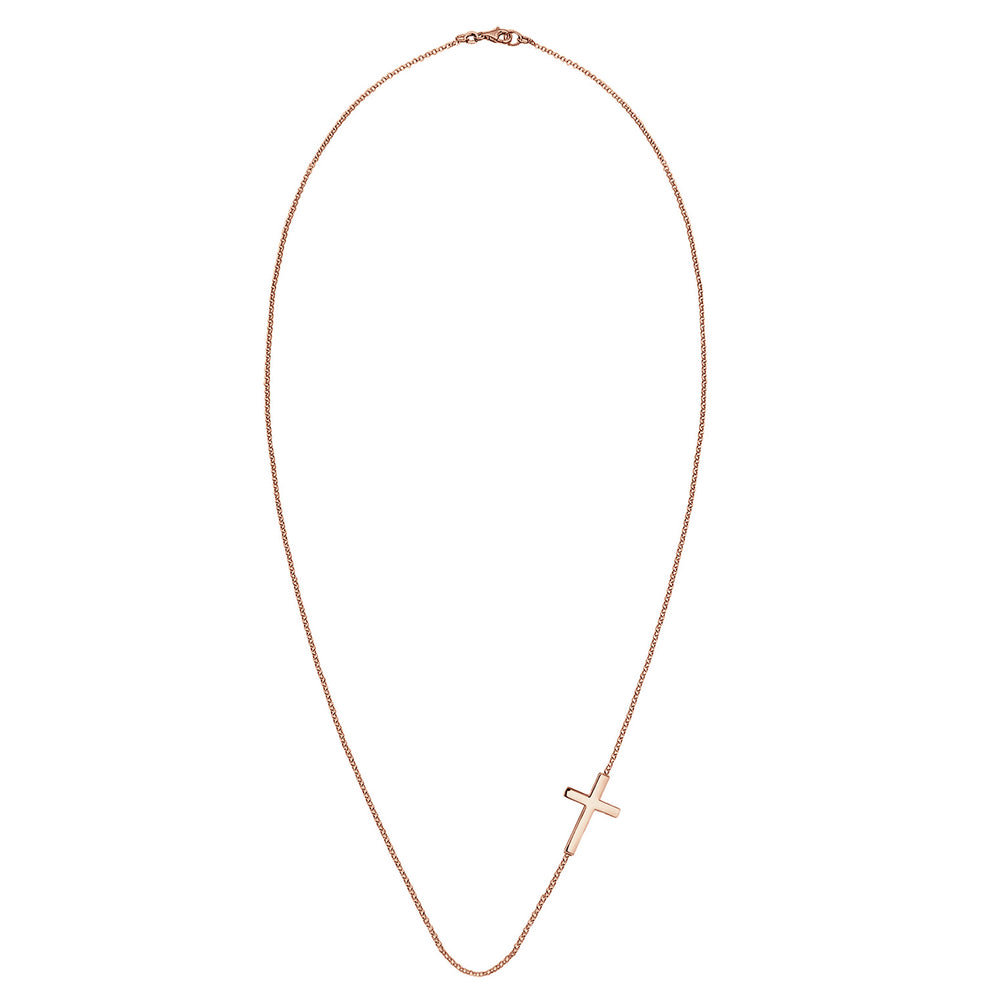 Link necklace cross