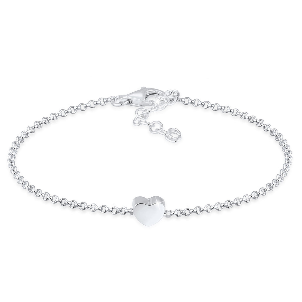 Silber - Elli | Armband Herz | 925er Sterling Silber