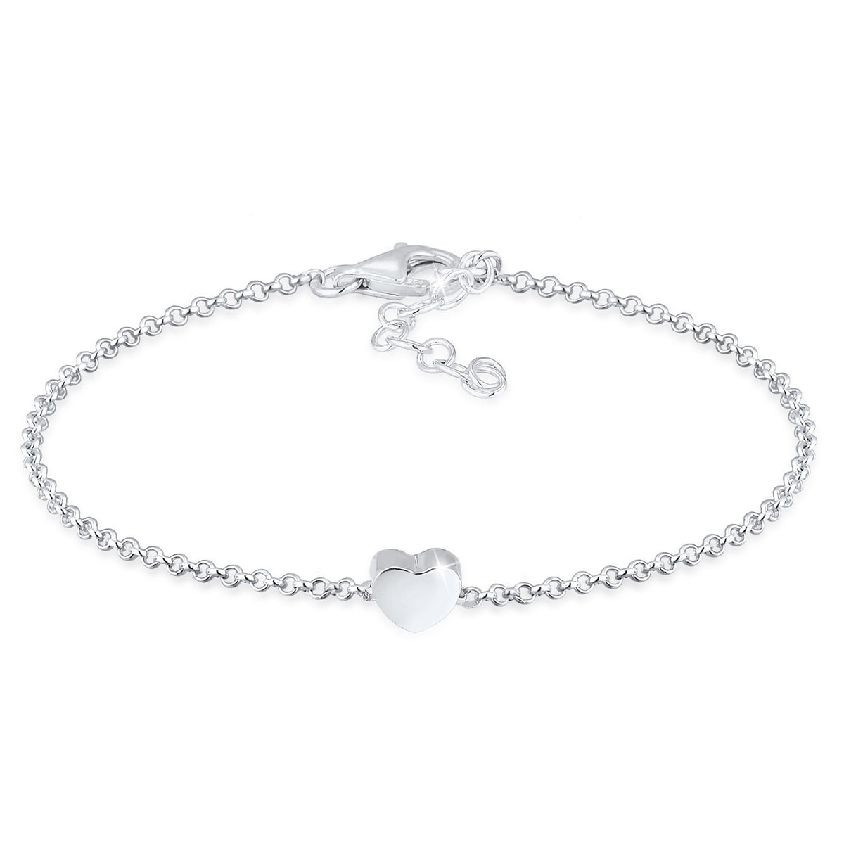 Silber - Elli | Armband Herz | 925er Sterling Silber