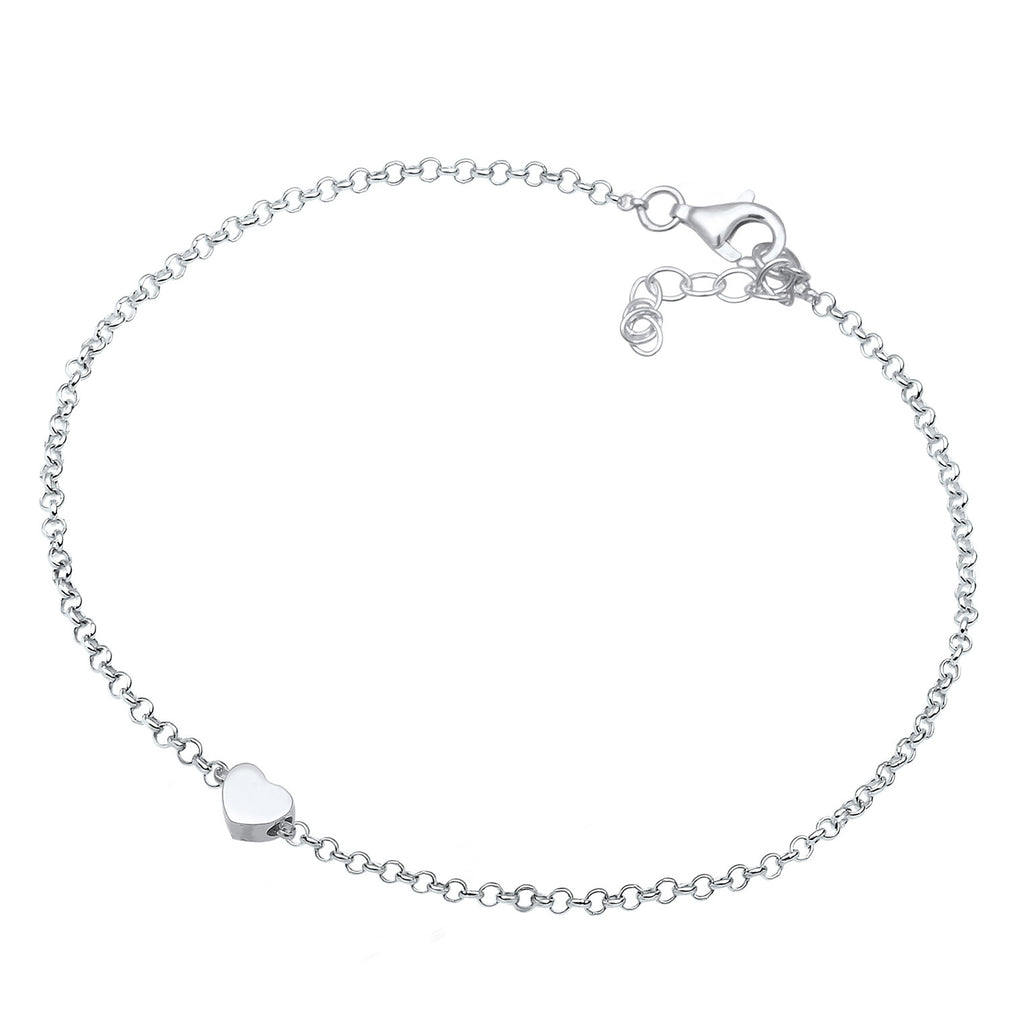 Silber - Elli | Armband Herz | 925er Sterling Silber